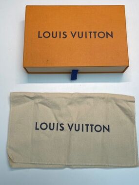 Louis Vuitton empty box and dust bag storage wallet jewelry home decoration